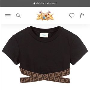 Fendi girls crop
